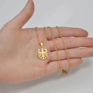 German Eagle Pendant Necklace