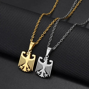 German Eagle Pendant Necklace