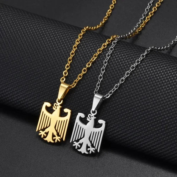 German Eagle Pendant Necklace