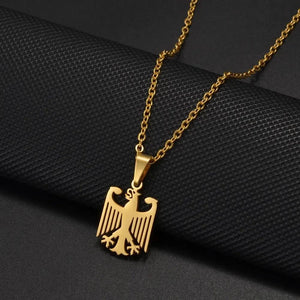 German Eagle Pendant Necklace