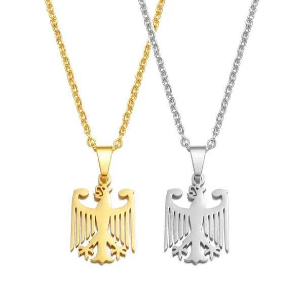 German Eagle Pendant Necklace
