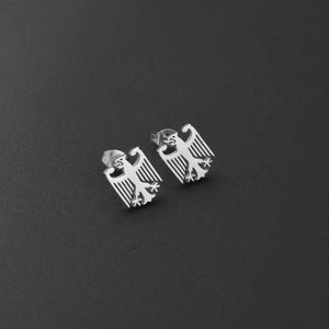 German Eagle Stud Earrings