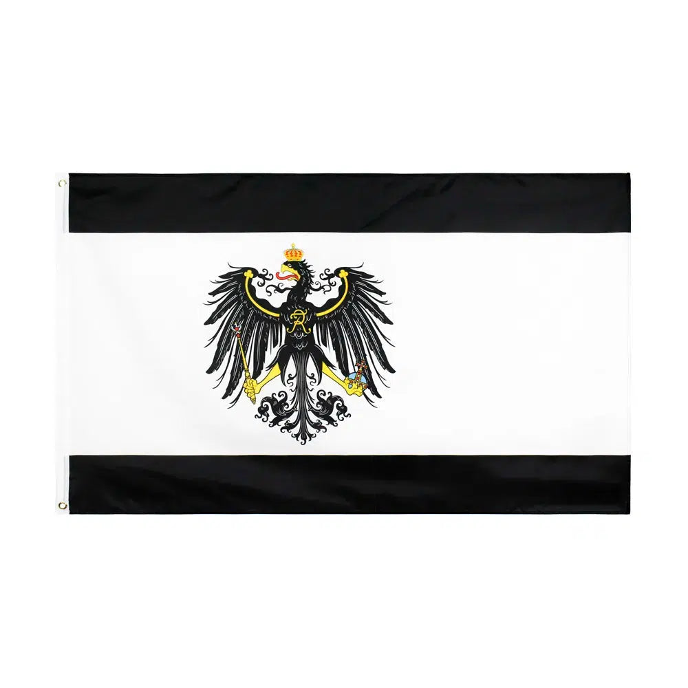 German Kingdom of Prussia Flag - 90x150cm(3x5ft) - 60x90cm(2x3ft)