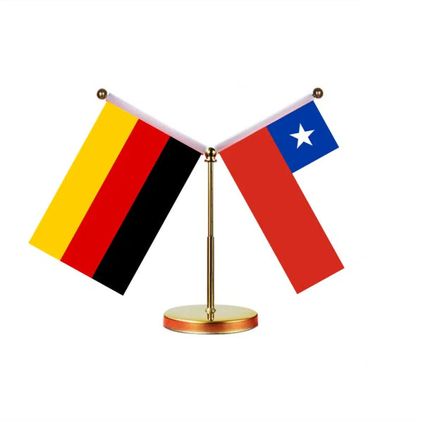 Germany Argentina Desk Flag - Custom Table Flags (Mini)