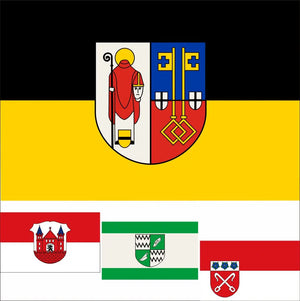 Germany City Flags - German Municipality Flags - 90x150cm(3x5ft) - 60x90cm(2x3ft)