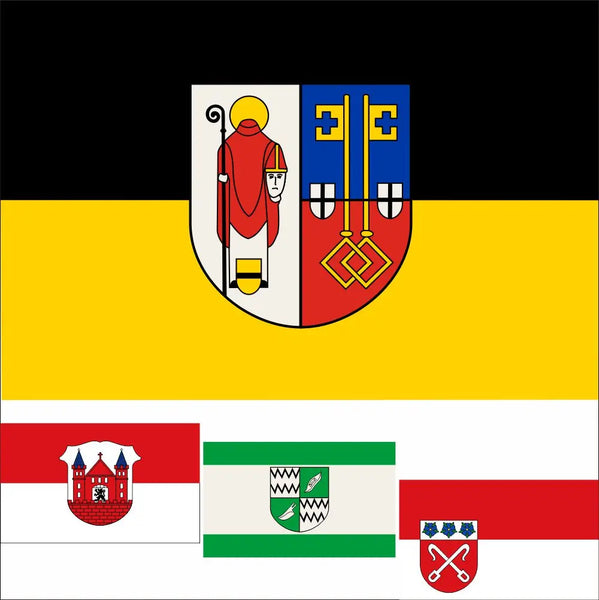 Germany City Flags - German Municipality Flags - 90x150cm(3x5ft) - 60x90cm(2x3ft)