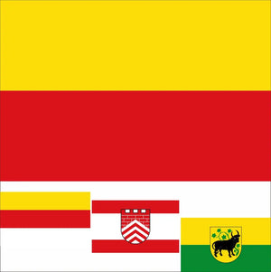 Germany City Flags - German Municipality Flags - 90x150cm(3x5ft) - 60x90cm(2x3ft)
