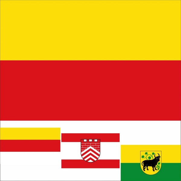 Germany City Flags - German Municipality Flags - 90x150cm(3x5ft) - 60x90cm(2x3ft)