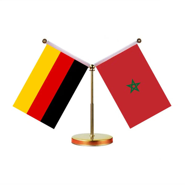 Germany Egypt Desk Flag - Custom Table Flags (Mini)