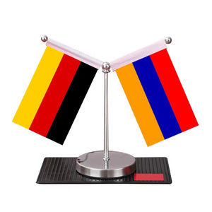 Germany Egypt Desk Flag - Custom Table Flags (Mini)