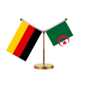 Germany Egypt Desk Flag - Custom Table Flags (Mini)