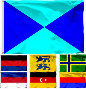 Germany Ethnic Group Flags - 90x150cm(3x5ft) - 60x90cm(2x3ft)