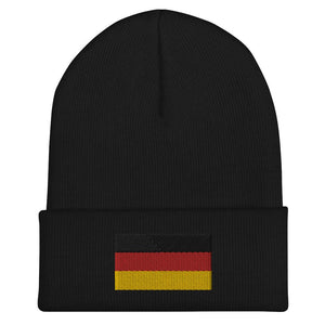 Germany Flag Beanie - Embroidered Winter Hat