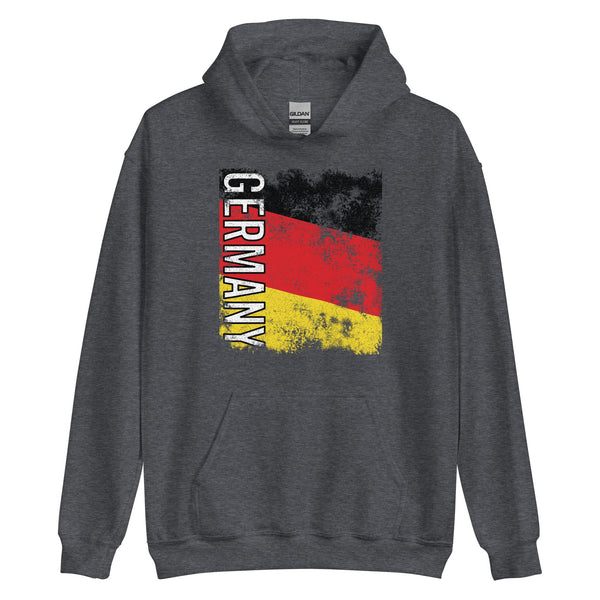 Germany Flag - Distressed Flag Hoodie