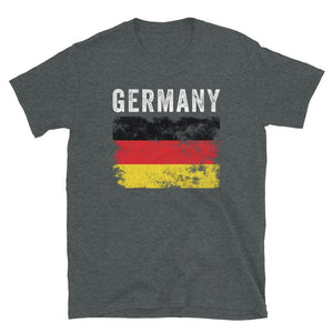 Germany Flag Distressed - German Flag T-Shirt
