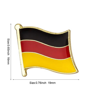 Germany Flag Lapel Pin - Enamel Pin Flag