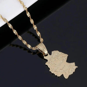 Germany Map Necklace