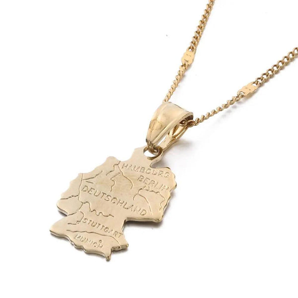 Germany Map Necklace