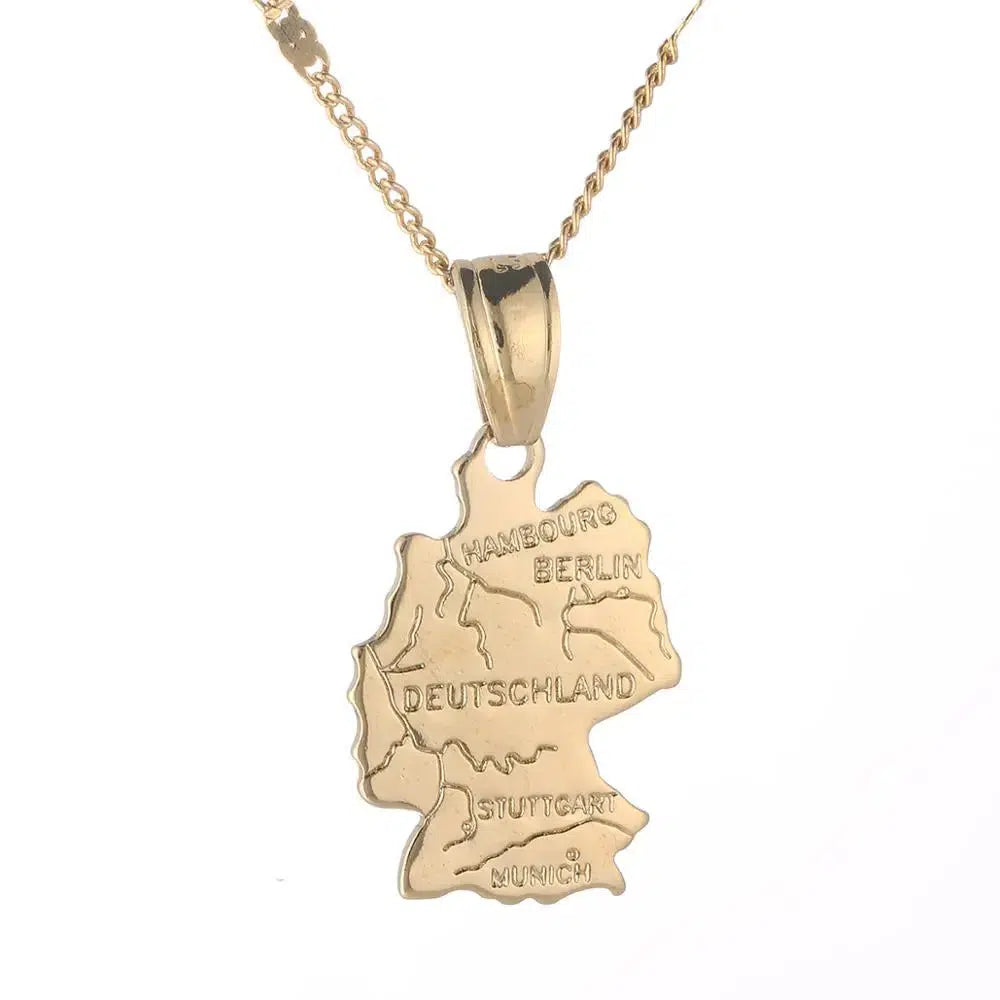 Germany Map Necklace