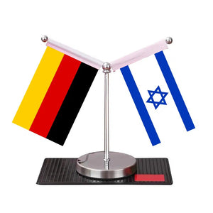 Germany Saudi Arabia Desk Flag - Custom Table Flags (Mini)