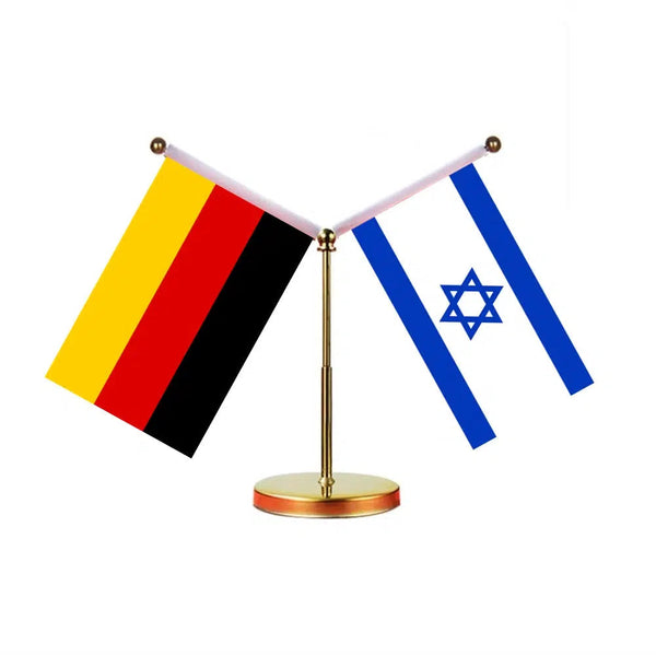 Germany Saudi Arabia Desk Flag - Custom Table Flags (Mini)