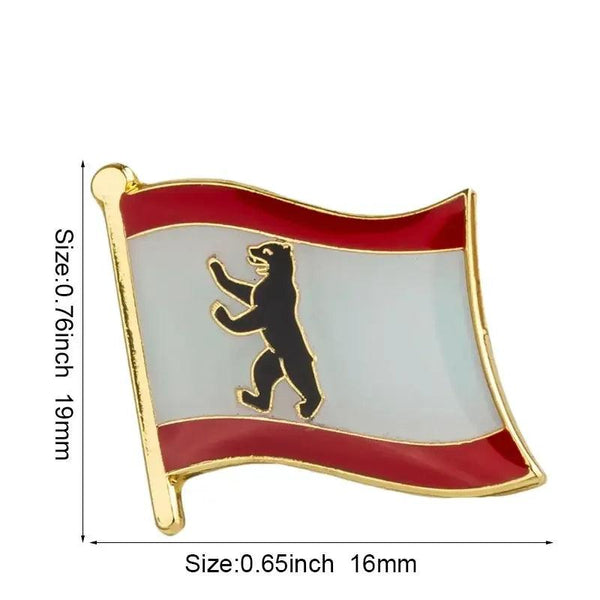 Germany State Flag Lapel Pin Collection - Enamel Pin Flag