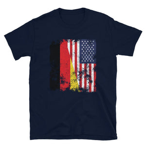 Germany USA Flag - Half American T-Shirt