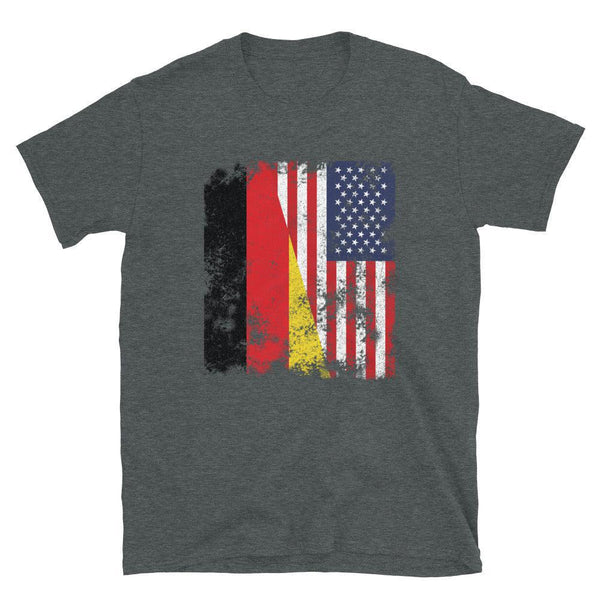 Germany USA Flag - Half American T-Shirt