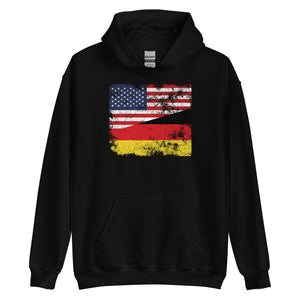 Germany USA Flag Hoodie