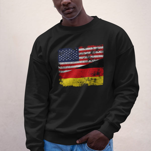 Germany USA Flag Sweatshirt