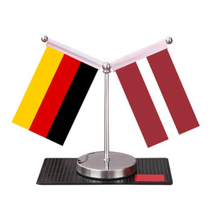 Germany Ukraine Desk Flag - Custom Table Flags (Mini)