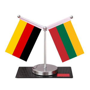 Germany Ukraine Desk Flag - Custom Table Flags (Mini)