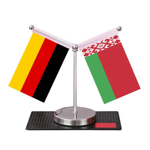 Germany Ukraine Desk Flag - Custom Table Flags (Mini)