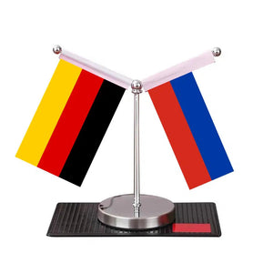 Germany Ukraine Desk Flag - Custom Table Flags (Mini)