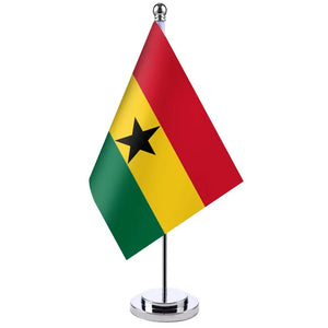 Ghana Desk Flag - Small Office Table Flag