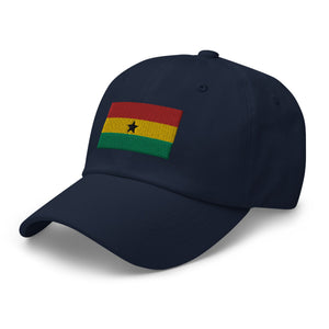 Ghana Flag Cap - Adjustable Embroidered Dad Hat