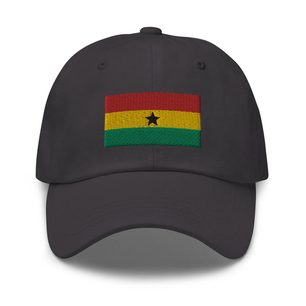 Ghana Flag Cap - Adjustable Embroidered Dad Hat