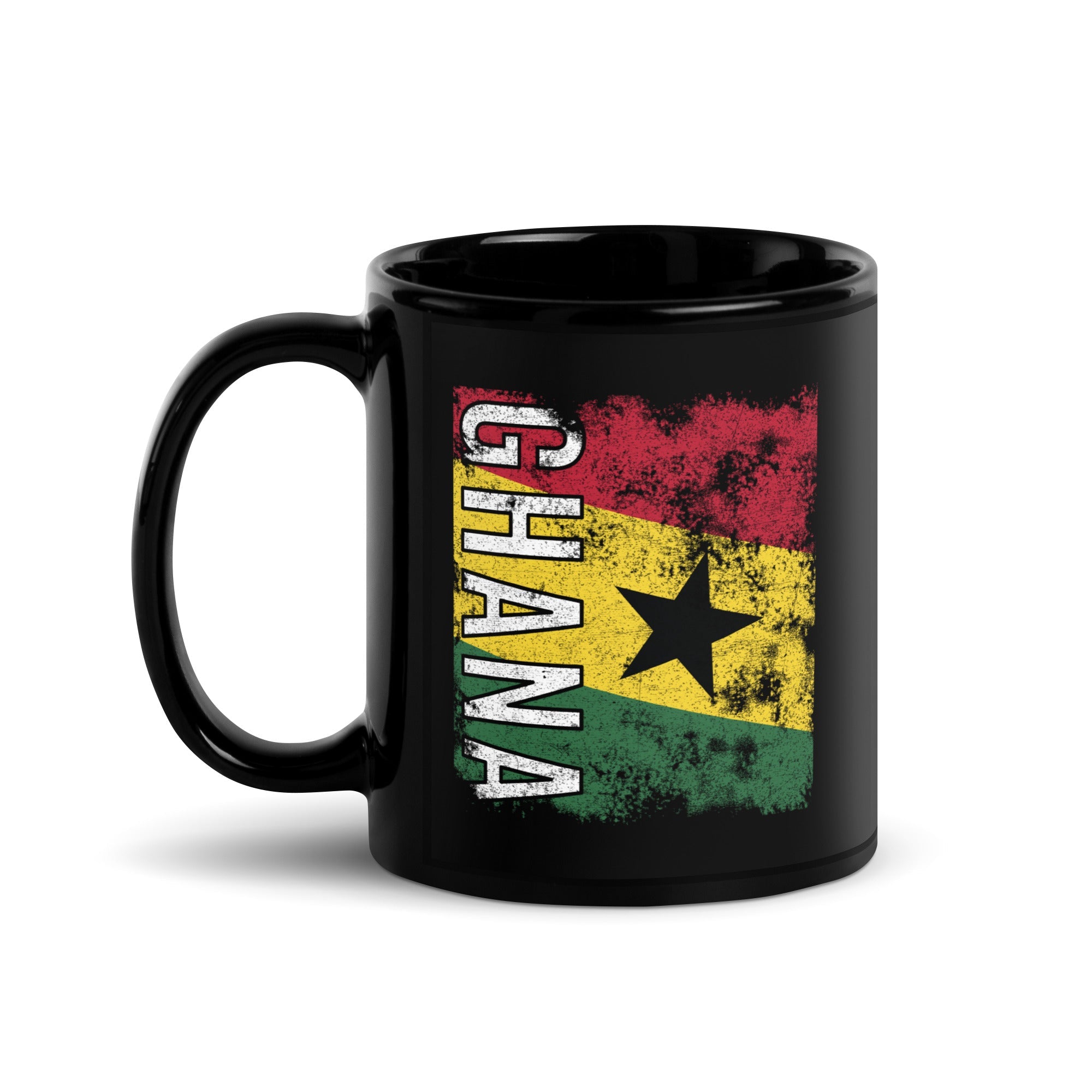 Ghana Flag - Distressed Flag Mug