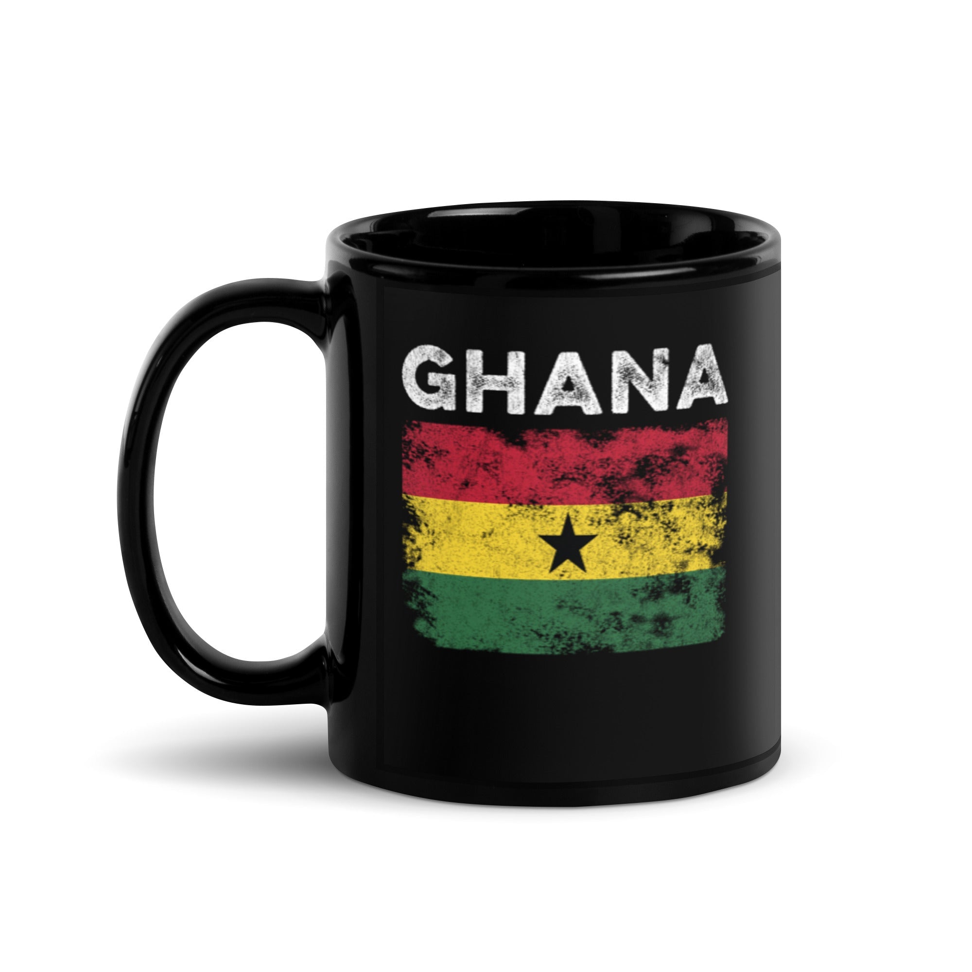 Ghana Flag Distressed - Ghanaian Flag Mug