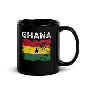 Ghana Flag Distressed - Ghanaian Flag Mug