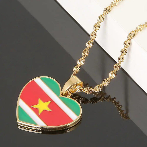 Ghana Flag Necklace