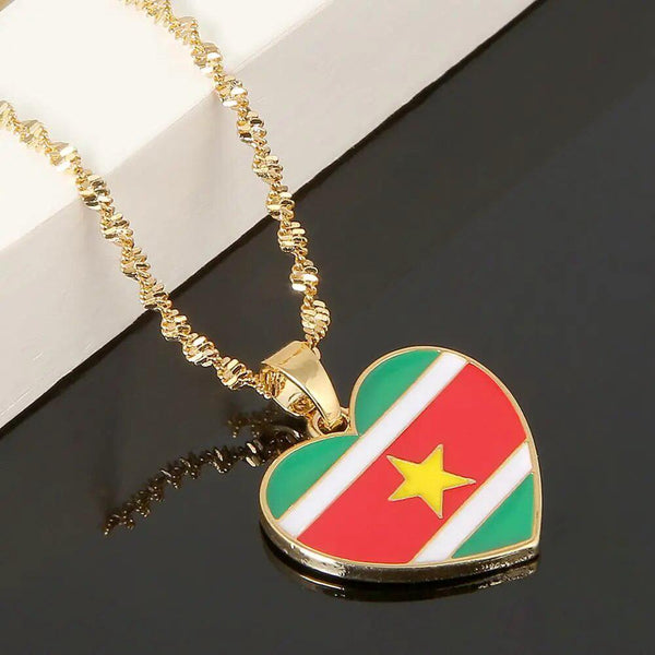 Ghana Flag Necklace