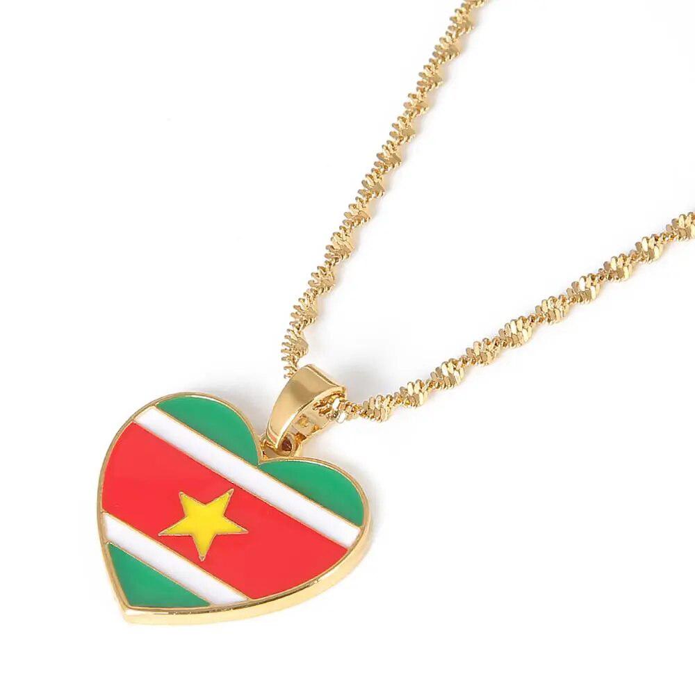 Ghana Flag Necklace