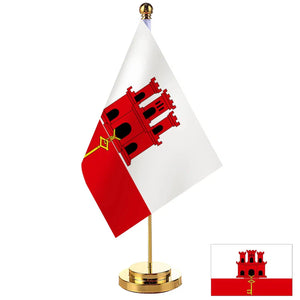 Gibraltar Desk Flag - Small Office Table Flag