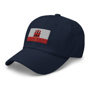 Gibraltar Flag Cap - Adjustable Embroidered Dad Hat