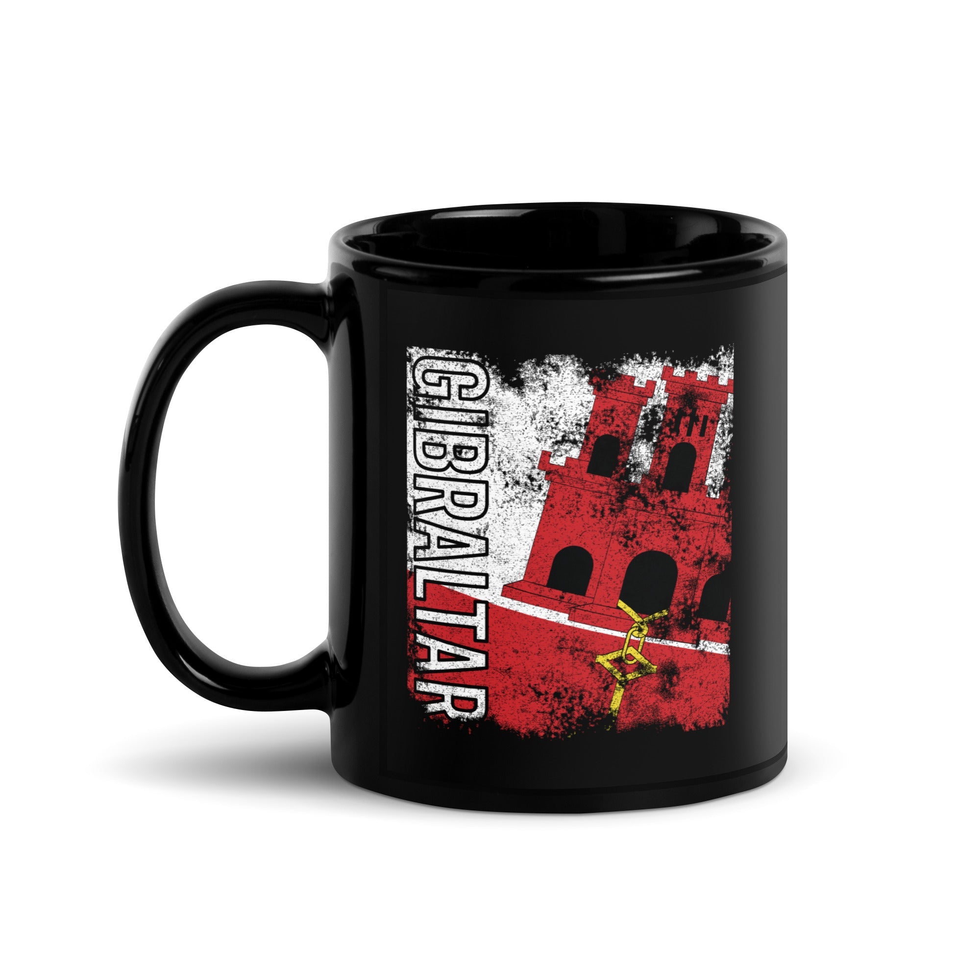 Gibraltar Flag - Distressed Flag Mug