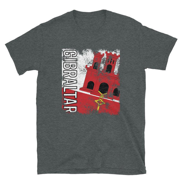 Gibraltar Flag Distressed T-Shirt