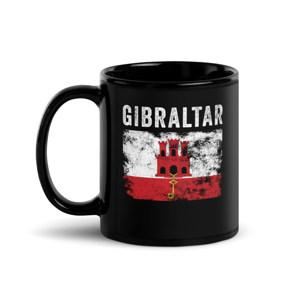 Gibraltar Flag Vintage Gibraltarian Flag Mug