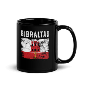 Gibraltar Flag Vintage Gibraltarian Flag Mug