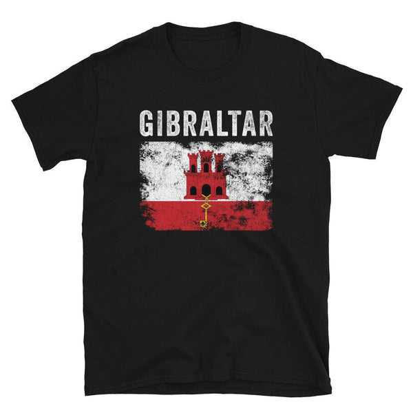 Gibraltar Flag Vintage Gibraltarian Flag T-Shirt
